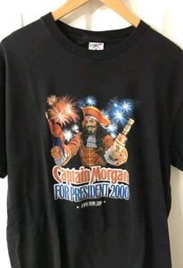 VTG Vintage Captain Morgan T-Shirt 2000